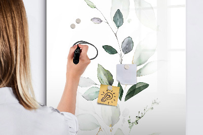 Magnetická kreslící tabule pro děti Listy stonků rostlin