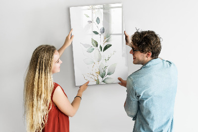 Magnetická kreslící tabule pro děti Listy stonků rostlin