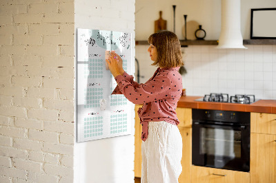 Popisovatelná magnetická tabule Sledování návyků