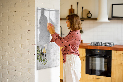 Magnetická kreslící tabule pro děti Beton a olivy