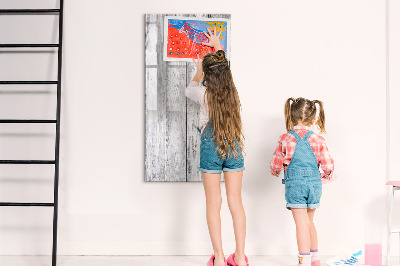 Magnetická kreslící tabule pro děti Malované dřevo