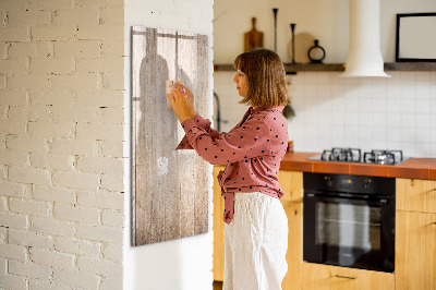 Popisovatelná magnetická tabule Lehká dřevěná prkna