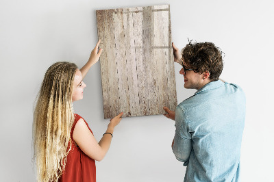 Popisovatelná magnetická tabule Dřevěné desky
