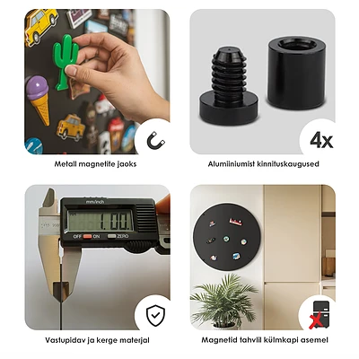 Kulatá magnetická tabule z cest ⌀100 cm