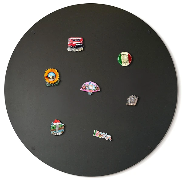Kulatá kovová magnetická tabule ⌀90 cm