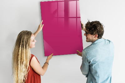 Magnetická tabule Barva silně růžová