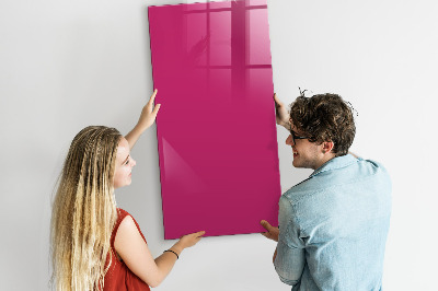 Magnetická tabule Barva silně růžová