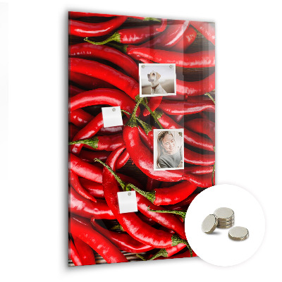 Magnetická tabule Chilli papričky