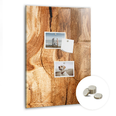Magnetická tabule Přírodní dřevo