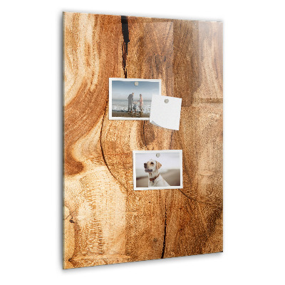 Magnetická tabule Přírodní dřevo