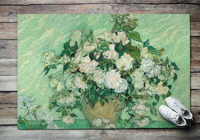 Venkovní rohože Růže ve stylu Van Gogha