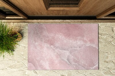 Rohože před dveřmi Abstraktní v odstínech růžové