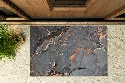 Venkovní rohožka před dveře Mramor v odstínech šedé
