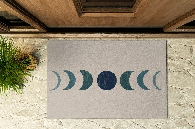 Venkovní rohožka před dveře Měsíční design