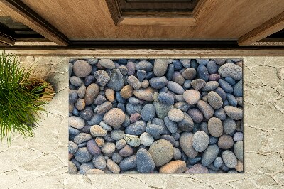 Venkovní rohožka před dveře Kameny
