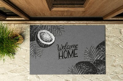 Rohože před vstupními dveřmi Vítejte doma Tropical