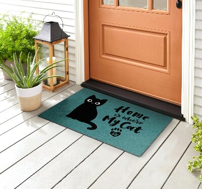 Venkovní rohože před dveře Kočka v domě