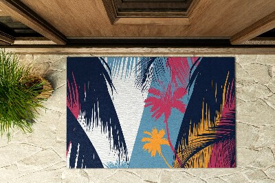 Venkovní rohože před dveře Krajina s palmami