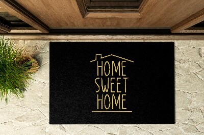 Rohože před dveřmi Home Sweet Home nápis