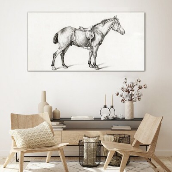 Skleněné obrazy s koňmi 