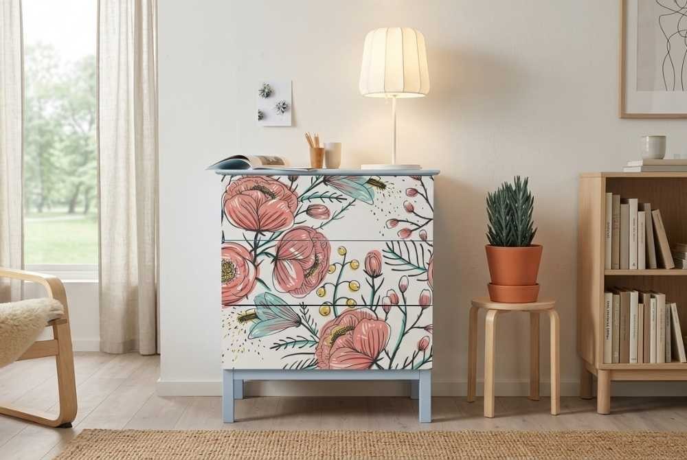 samolepky na nábytek Ikea