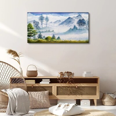 Obrazy na plátně s horami 