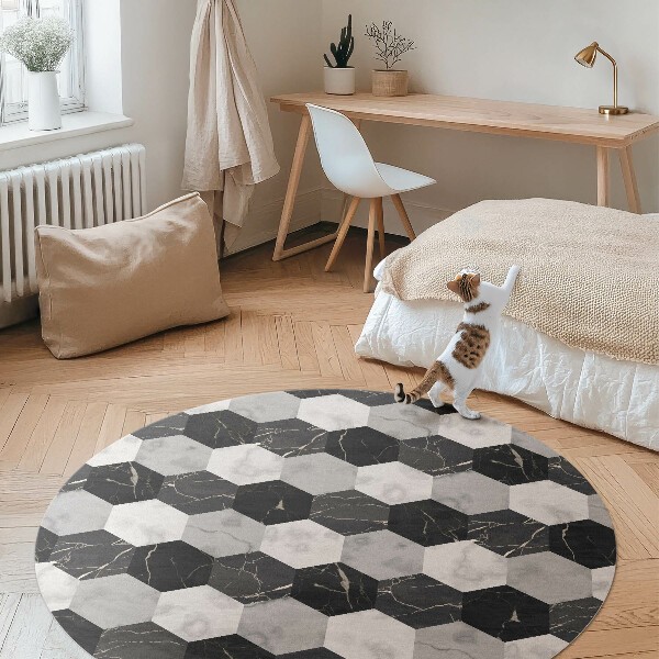 Vinylové koberce s motivem dlaždic 